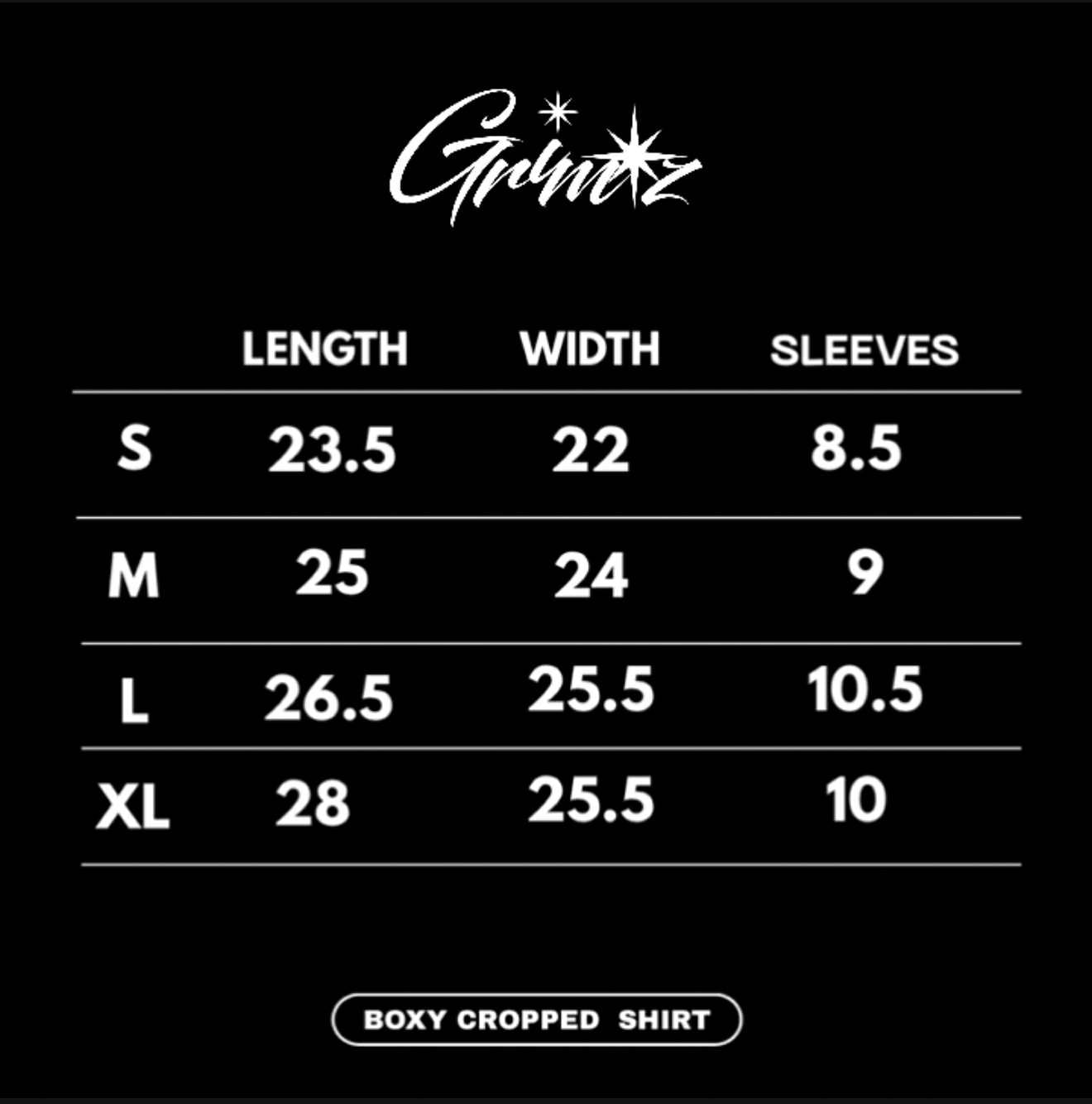 GRIMEZ Boxy Cropped Tee